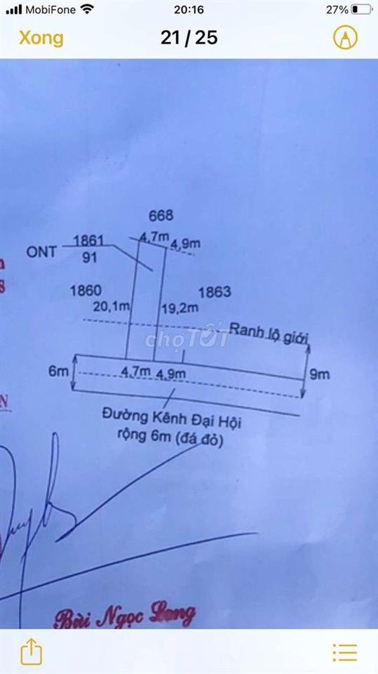 bán đất thổ cư