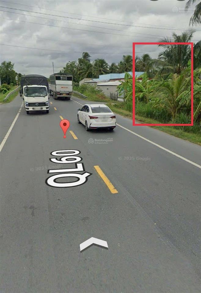 Bán lô đất góc 2 mặt tiền diện tích 483m2 ql60 gần cầu hòa lộc, mỏ cày bến tre cũ