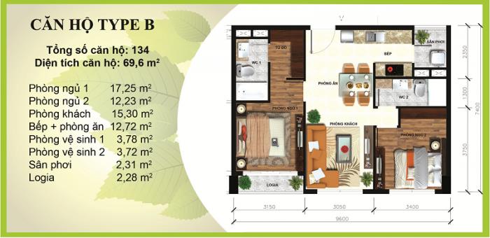 Căn hộ viva plaza nguyễn lương bằng quận 7, diện tích 72m giá 4.320 tỷ.  0933 941 *** em trang
