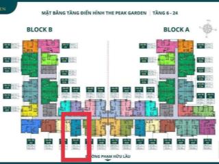 Chủ nhà cần bán lại căn the peak garden 2pn, 2wc hướng nam view sông sài gòn, giá chỉ 5 tỷ