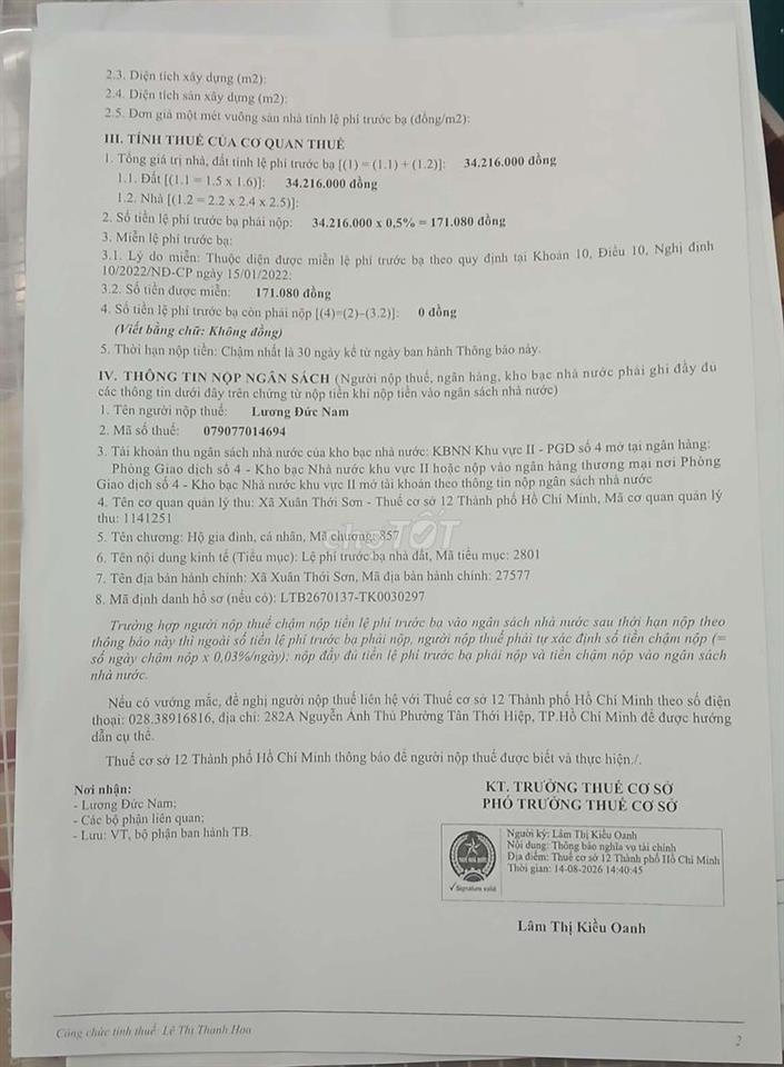 Bán đất Hóc Môn