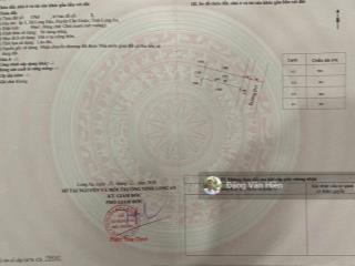 Bán đất thổ cư 90m2 dt 5x18m sổ hồng riêng 2.3 tỷ