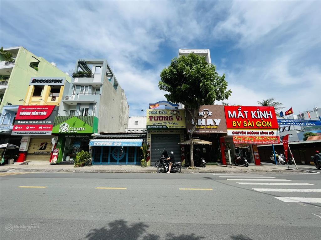 Bán nhà mặt tiền tân sơn nhì (4x19.4m) 1 lầu  giá 17.5 tỷ  tân phú