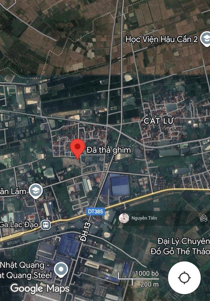 Bán đất công nghiệp xã chỉ đạo, văn lâm, hưng yên