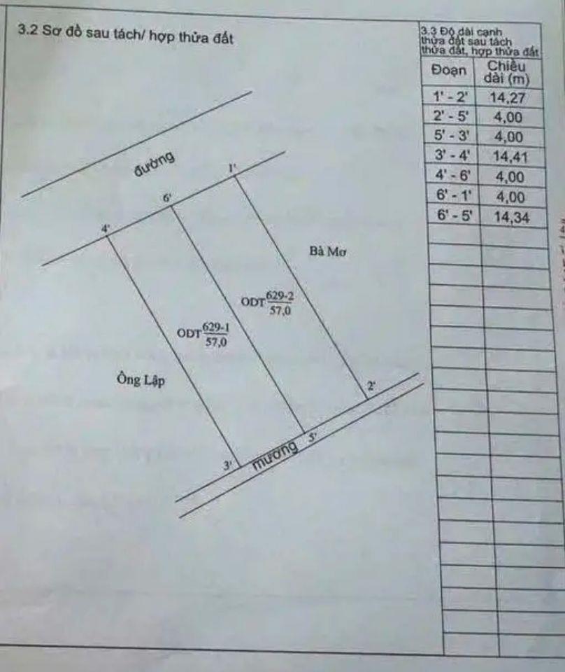 TÔI CHÍNH CHỦ CẦN BÁN 57M2 ĐẤT KHU PHỐ ĐATIỆN, XUÂNLÂM, ÔTÔ THÔNG