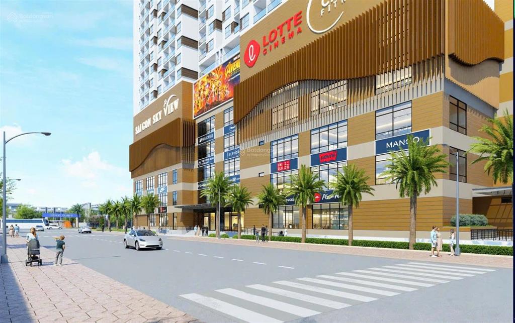 Chính chủ bán ch sky view 66m2 2pn, 2wc, view 4 mặt tiền với tuyến metro thông hầm đầu tiên sài gòn