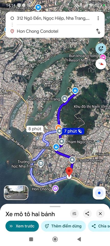 Bán lô đất mặt tiền ngô đến gần tháp bà ponagar