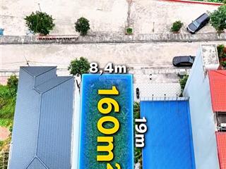 Đất phân lô khu đồng quán, thủy nguyên, ngay ngã 4 vsip x dt 359, 160m2, mặt tiền 8.4m vuông vắn