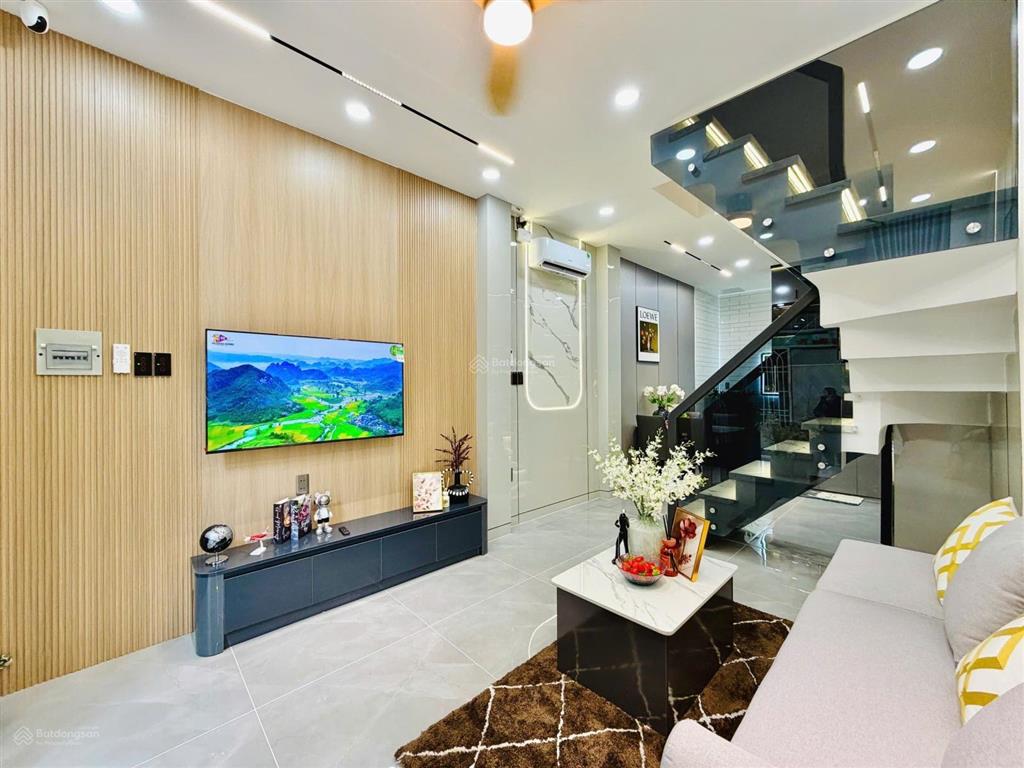 Căn mini house  smart home điều khiển từ xa full nội thất 448/ đường phan huy ích  p.12 gò vấp