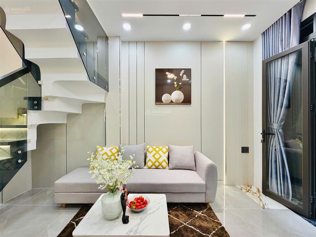 Căn mini house  smart home điều khiển từ xa full nội thất 448/ đường phan huy ích  p.12 gò vấp