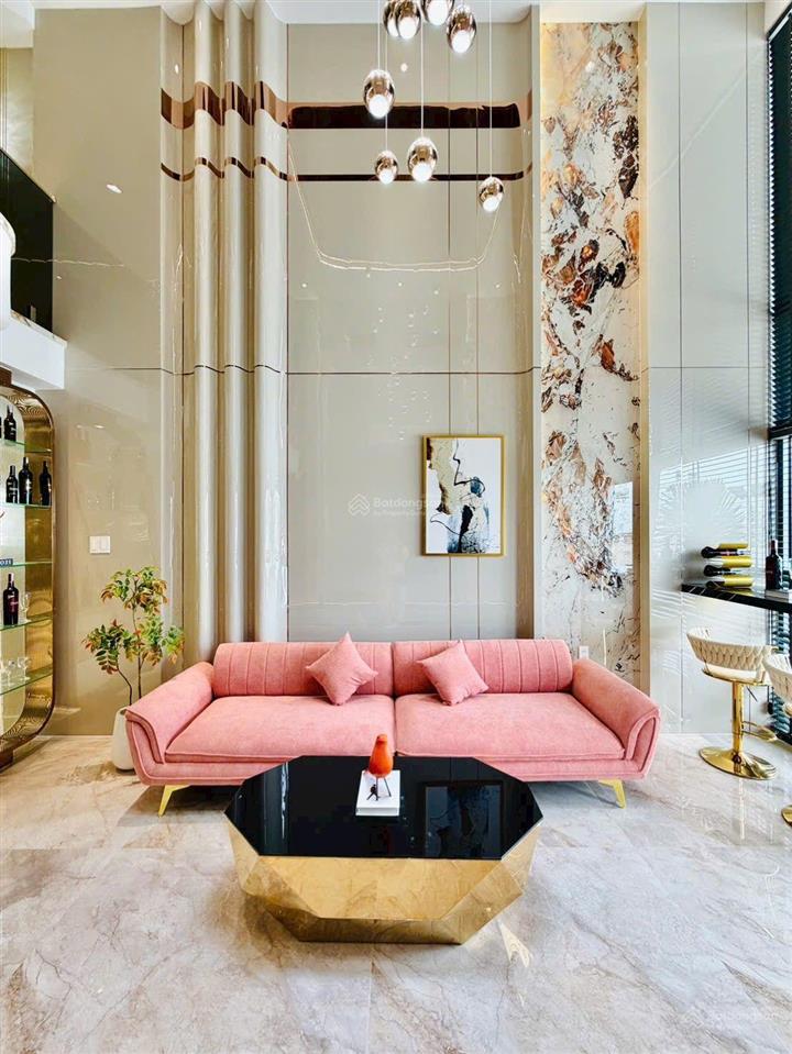 Luxury đẹp mê lòng người đường lê văn thọ, p.14 gò vấp  hẻm rộng 6m trệt lửng 4 lầu 4 x 18