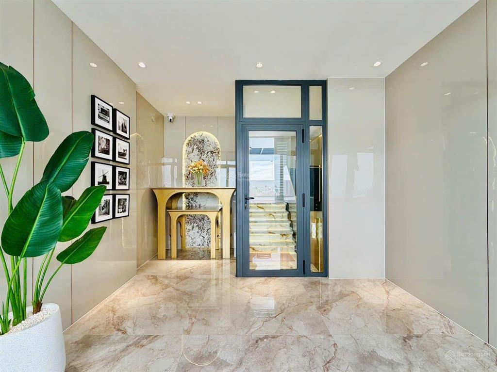 Luxury đẹp mê lòng người đường lê văn thọ, p.14 gò vấp  hẻm rộng 6m trệt lửng 4 lầu 4 x 18