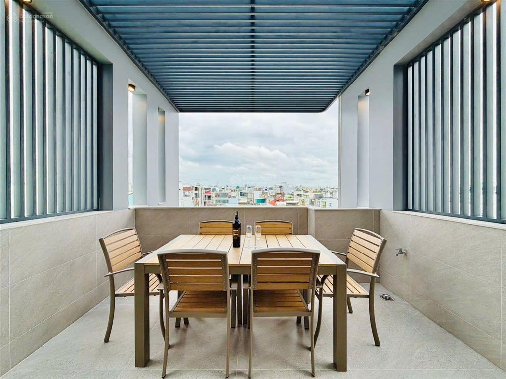Luxury đẹp mê lòng người đường lê văn thọ, p.14 gò vấp  hẻm rộng 6m trệt lửng 4 lầu 4 x 18