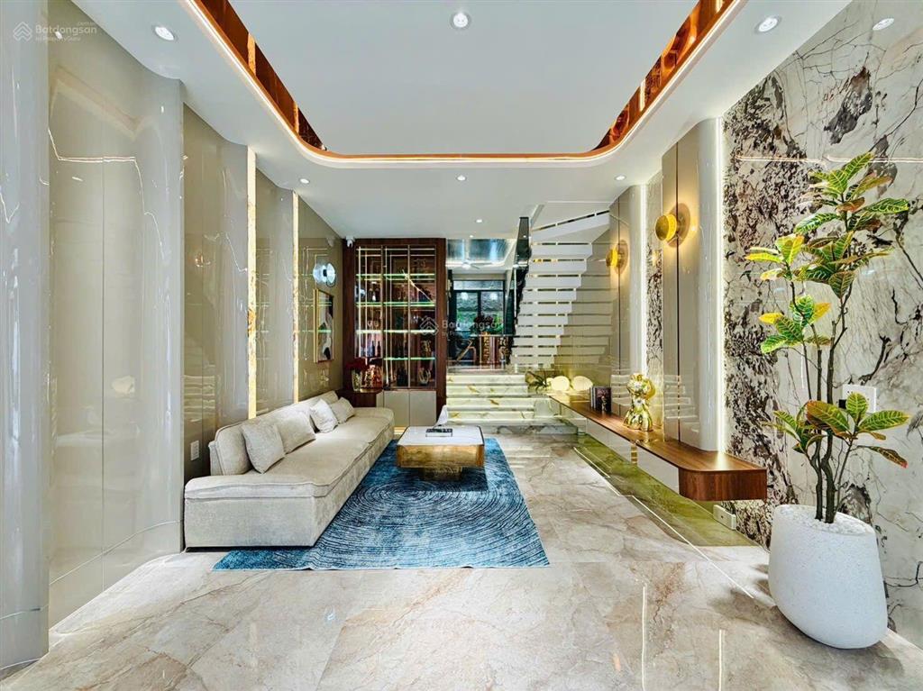 Luxury đẹp mê lòng người đường lê văn thọ, p.14 gò vấp  hẻm rộng 6m trệt lửng 4 lầu 4 x 18