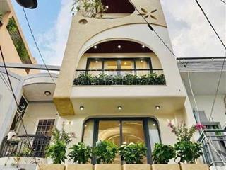 Nhà phố thiết kế hiện đại có thang máy 1 xẹt bờ kè kênh tham lương xây mới lửng 4 lầu hẻm thông 6m