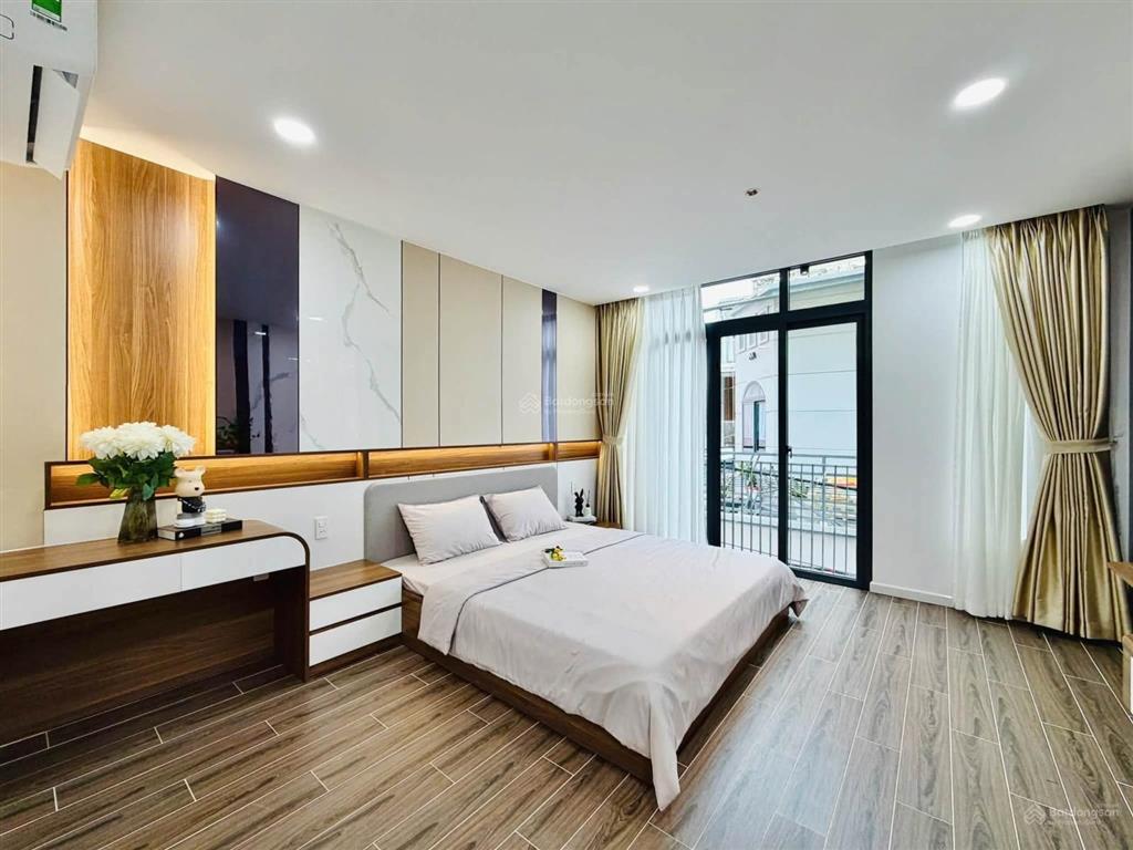 Nhà xây mới hẻm thông đường quang trung, gò vấp p. 8 gò vấp  dt 4,3 x 9m trệt 3 lầu