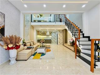 Siêu phẩm đẹp đường quang trung gò vấp sát siêu thị emart và hẻm thông dt 5 x 10 trệt lửng 2 lầu