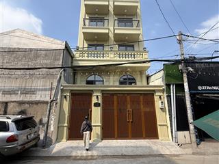 Căn hộ dv xây mới 6 lầu + 29 phòng mặt tiền an hội trung tâm gò vấp, có thang máy. doanh thu khủng