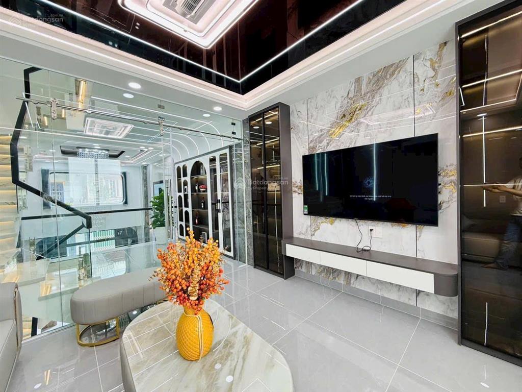 Nhà 1 lửng 3 lầu full nt cao cấp  giá tốt sát gò vấp dt 4m x 14m  gần tô ngọc vân  ngã tư ga