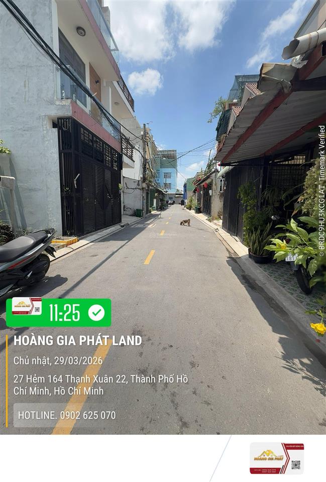 Đất giá tốt. hẻm nhựa vào 1 trục 6m thạnh xuân 22 vào 100m. dt 4m x 16m, gần ngã tư ga giáp gò vấp