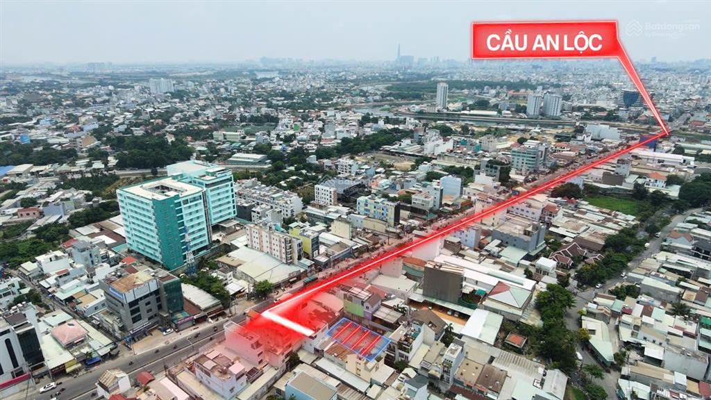 Đất đẹp hẻm 7m sát cầu an lộc1 trục hà huy giáp. dt 4.8m x 15m  xây cao tầng. sát gò vấp  giá ẻ