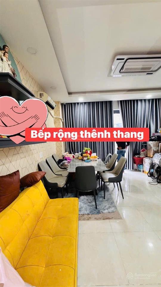 Nhà 4 lầu hẻm nhựa 12m gần cầu an lộc  giáp nguyễn oanh gò vấp.dt. 4.7m x 11 m khu vip cao cấp. re