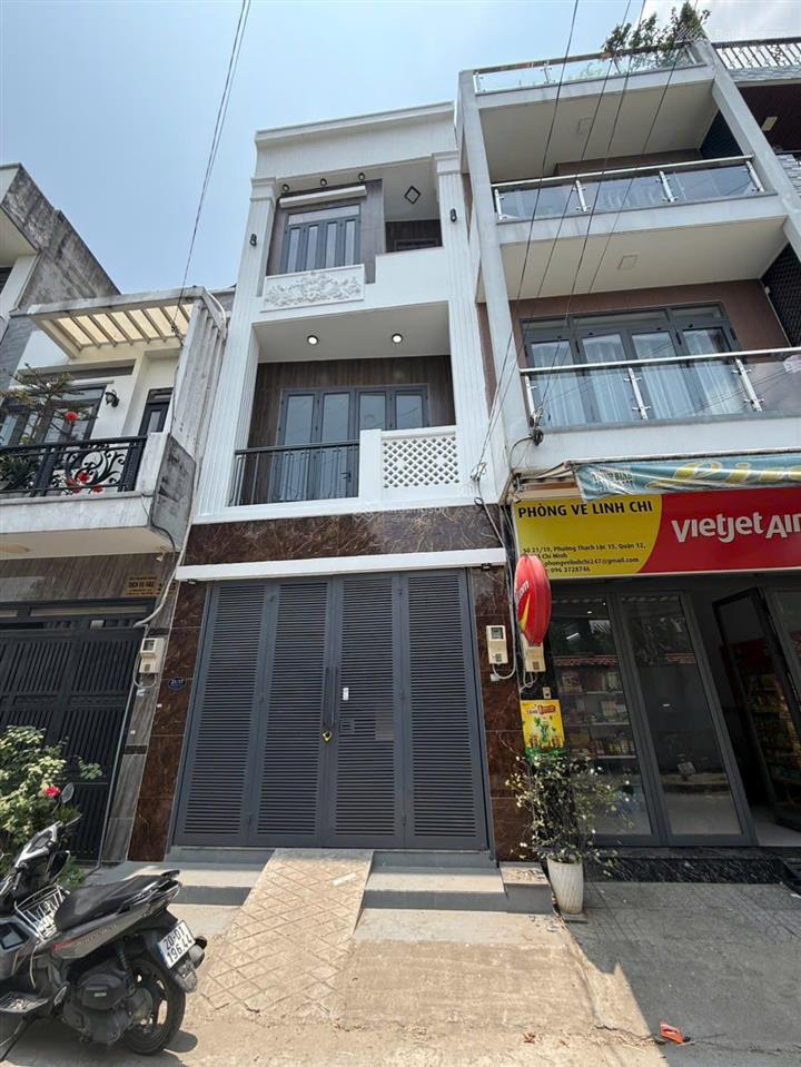 Nhà 3 lầu hẻm thông 8m tl16 qua tl15 sát ngã tư ga. tiện làm văn phòng  cty. dt 4.2m x 13m. vip