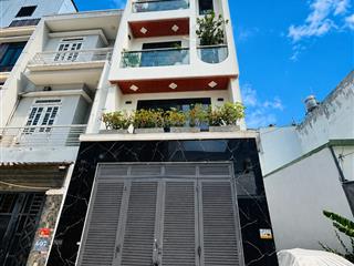 Nhà xây mới 1 lửng 3 lầu full nt cao cấp.hẻm 1 trục 8m sát ngã tư ga. 4.5m x 14m  giá tốt nhất kv