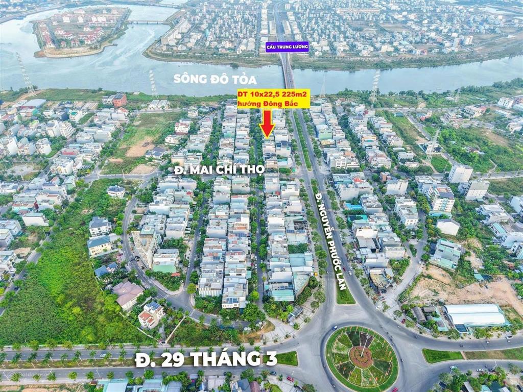 Bán đất đường nguyễn mỹ hoà xuân diện tích 10x22,5 225m2 được xây 9 tầng cạnh sông hàn