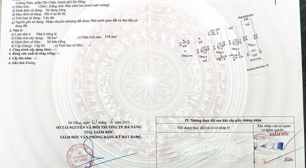 Bán nhà mặt tiền kinh doanh 4 tầng đất 6x20 120m2 đường 15,5m đang cho thuê 50tr giá 2x tỷ tlcc