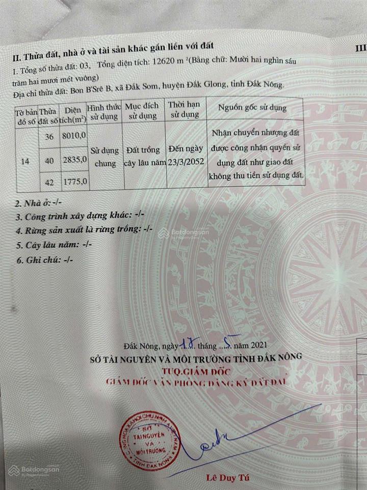 Bán lô đất 1,6ha khu du lịch tà đùng đắk nông view tuyệt đẹp giá 29 tỷ