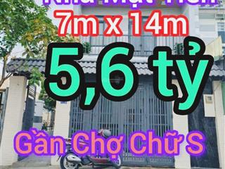 Nhà đúc 1 lầu mặt tiền xuân thới 1. dt, 7m x 14m