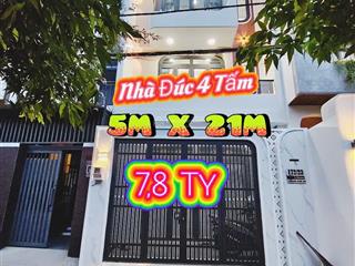 Bán nhà cao cấp đúc 4 tấm tại xã bà điểm 5m x 21m