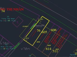 Bán đất thổ cư 2 mặt tiền đường cây gõ 7x26 nở hậu diện tích trên sổ 200m2