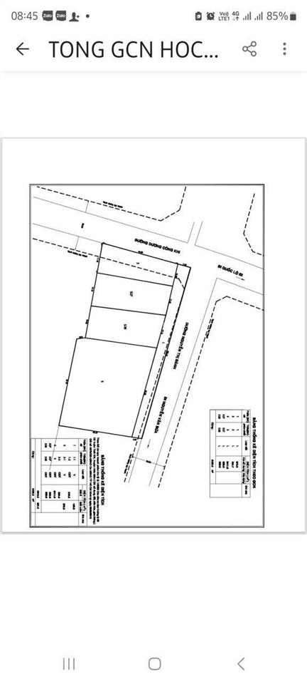 Bán đất 2 mặt tiền đường dương công khi, 5500m2 giá 70,5 tỷ