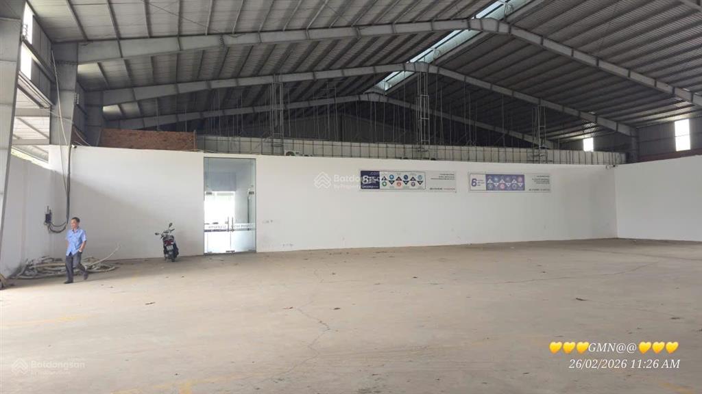 Cho thuê nhà xưởng kcn minh hưng giá rẻ. chỉ 64.550đ/m2/th