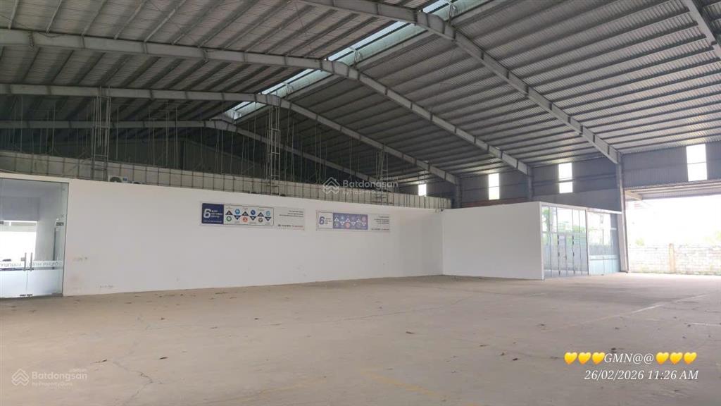 Cho thuê nhà xưởng kcn minh hưng giá rẻ. chỉ 64.550đ/m2/th