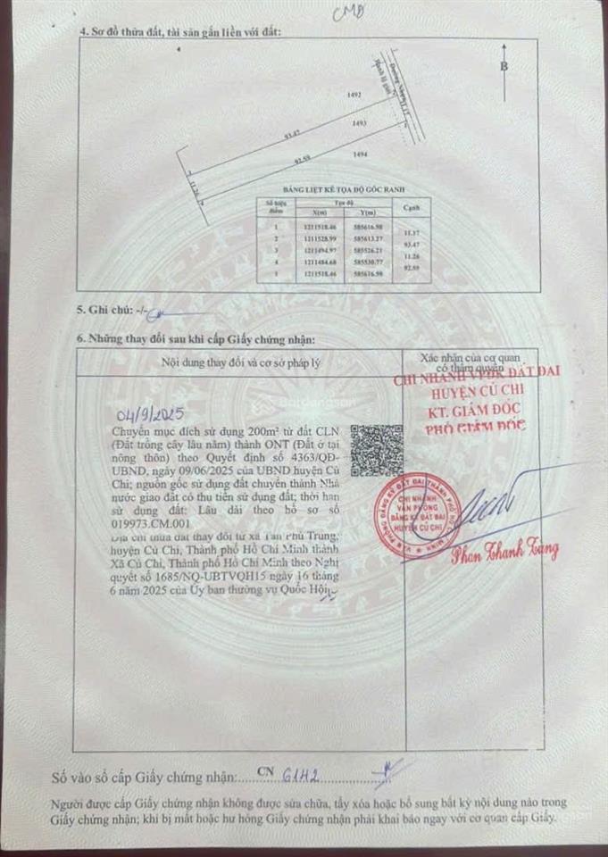 C.c gửi bán lô đất đường nhựa 1/ cây da 200m tpt xã củ chi. xd tự do