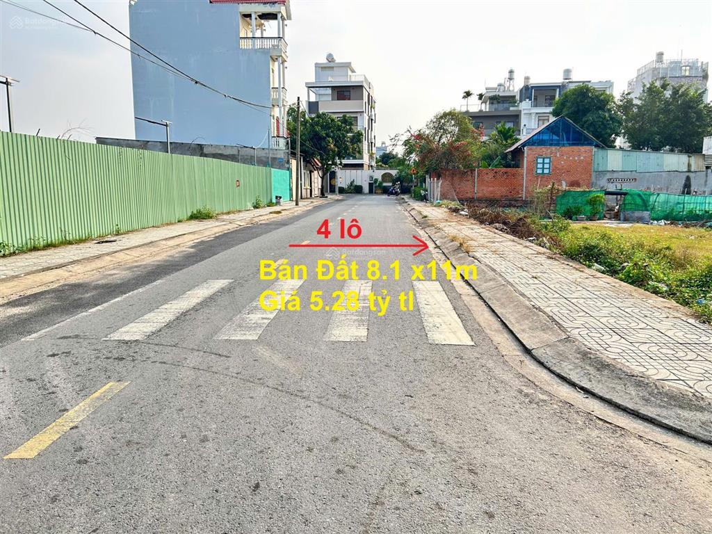 Đất 8.1m x12m, thổ cư, mặt tiền tân xuân, khu quang hùng, sau lưng quán cô chủ nhỏ, giá 5.25 tỷ tl