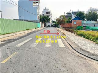 Đất 8.1m x11m, thổ cư, mặt tiền tân xuân, khu quang hùng, sau lưng quán cô chủ nhỏ, giá 5.28 tỷ tl