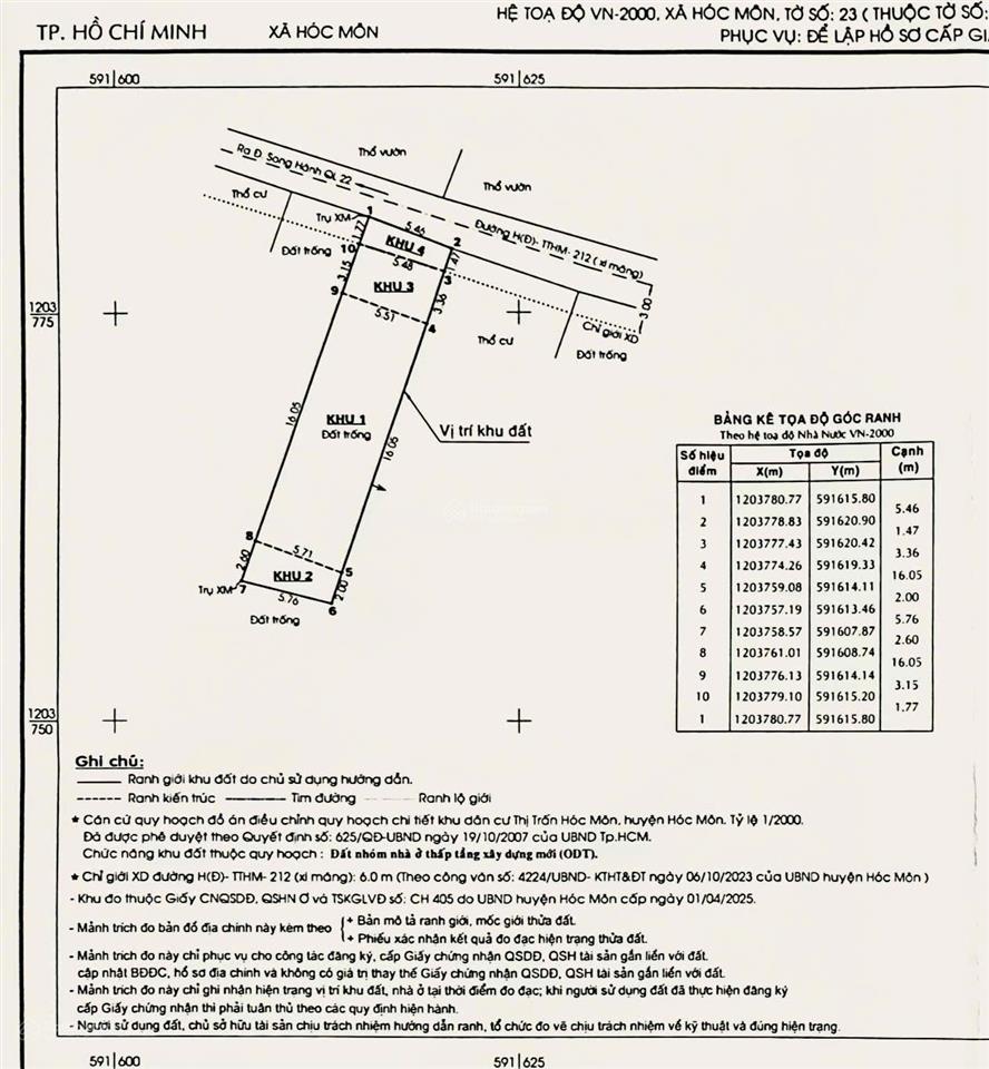 Đất thổ cư hẻm bê tông đường song hành 22, dt 5.5m x 23m, giá 3.5 tỷ tl, cách lý thường kiệt 200m