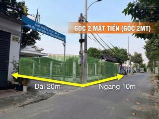 Bán lô đất 2 mặt tiền siêu hiếm bà điểm, hóc môn giá 6,5 tỷ (còn tl)