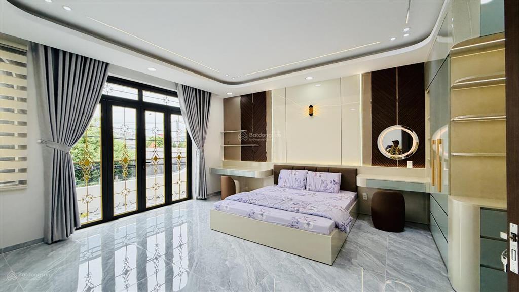 Siêu phẩm mới xây 5x19m gần chợ đầu mối hóc môn