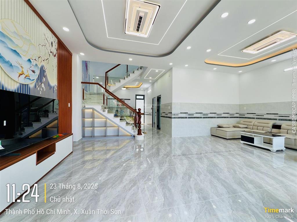 Bán nhà riêng 8x15m đúc 1 lầu kiểu villa tại xuân thới sơn  nguyễn thị thử