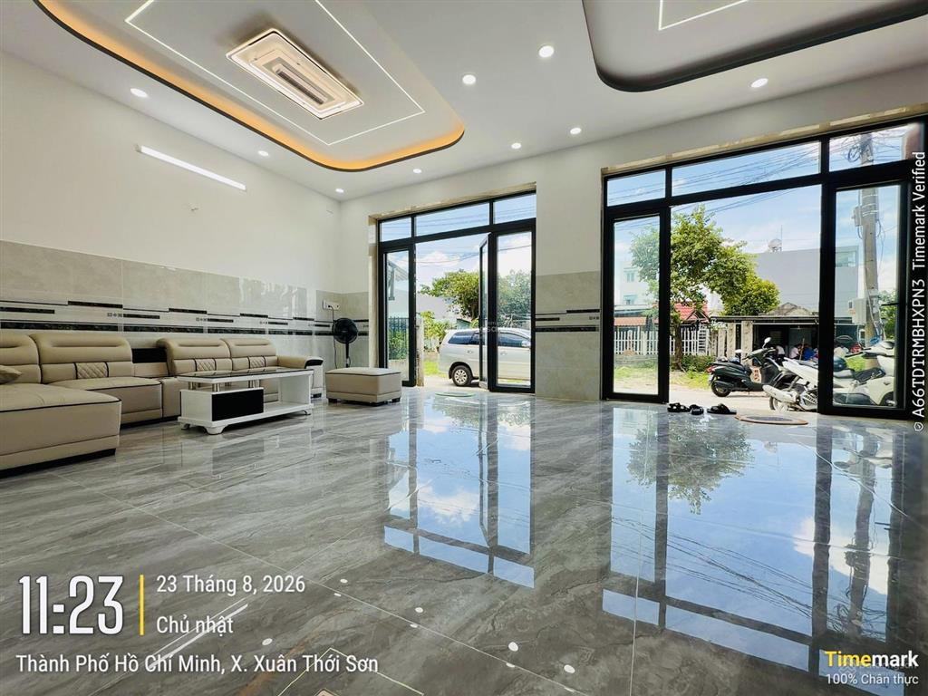 Bán nhà riêng 8x15m đúc 1 lầu kiểu villa tại xuân thới sơn  nguyễn thị thử