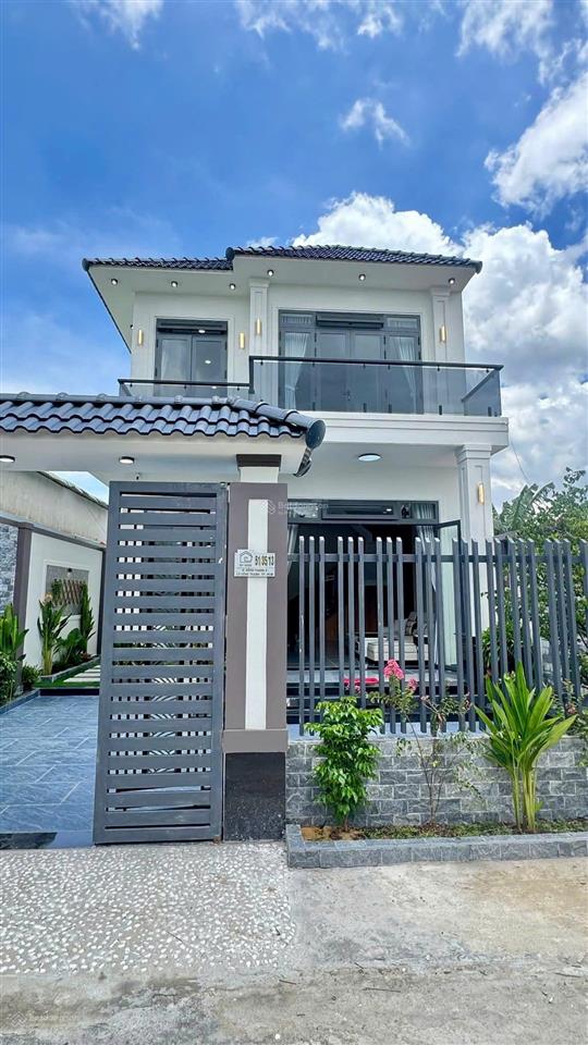 Biệt thự mini 1 lầu mái ngói nhật hiện đại, 8 x 19m full nội thất, sân vườn chill