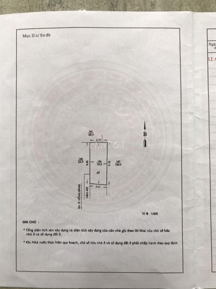 33m2 đất, 66m2 sàn, 1 trệt 1 lầu 2 phòng ngủ - 3,45 tỷ