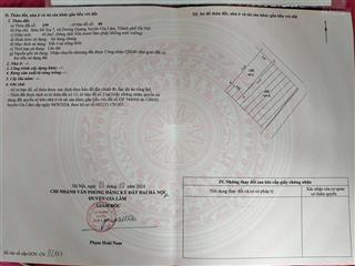 Bán 45m2 đất tại xã dương quang, huyện gia lâm, hà nội. giá chỉ 2.5 tỷ