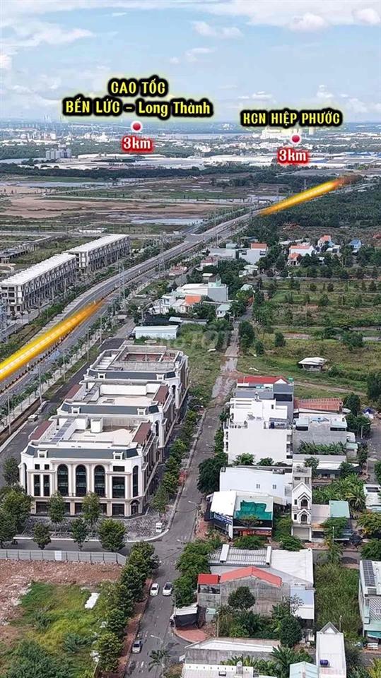 KDC Thái Sơn Long Hậu . Nền đất 100m2 ,View Công viên .Gần trường FPT