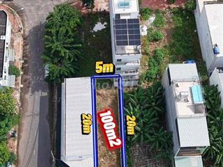 KDC Thái Sơn Long Hậu . Nền đất 100m2 ,View Công viên .Gần trường FPT